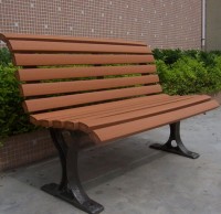 社區(qū)原木戶外公園椅