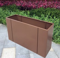 戶外噴塑不銹鋼方形花箱